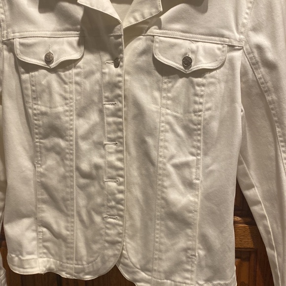 White cotton light jacket/blazer sz medium. Excellent condition - Picture 5 of 7